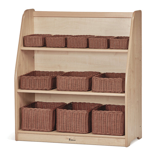 Medium Tiered Shelf Unit With Baskets
