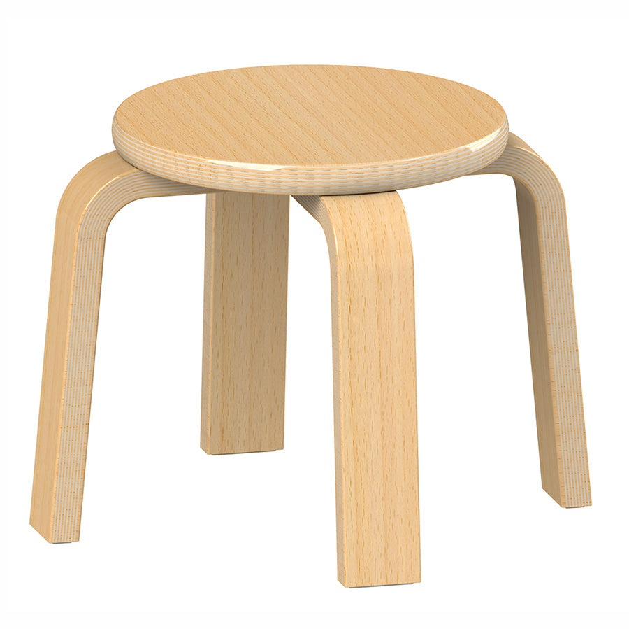 Wooden Stacking Stool - Pack of 4