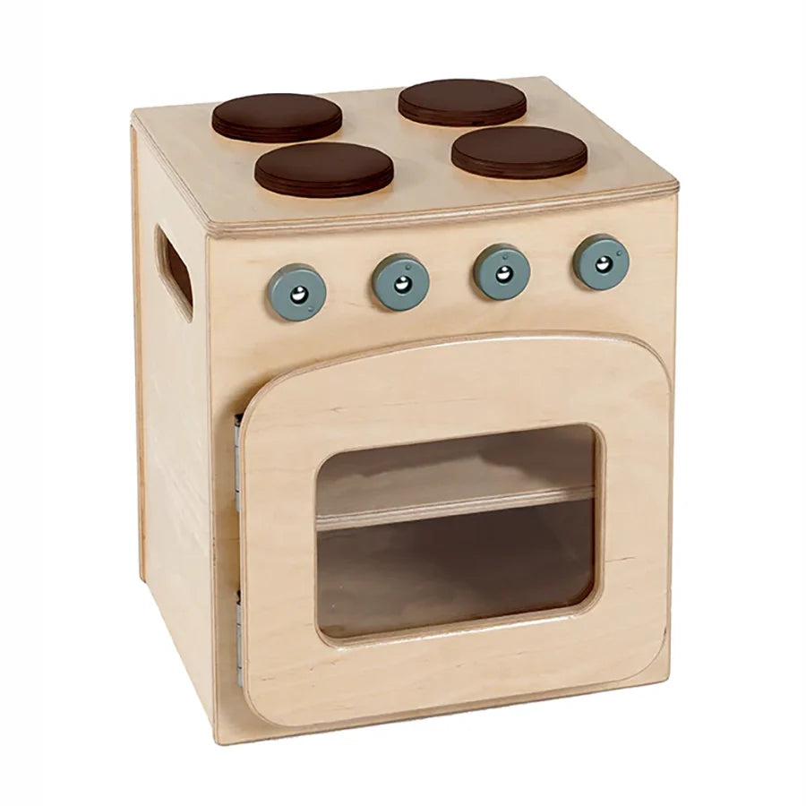 Natural Kitchen Set of 4 - Cooker, Sink, Washer, Storage Dresser (H400mm)