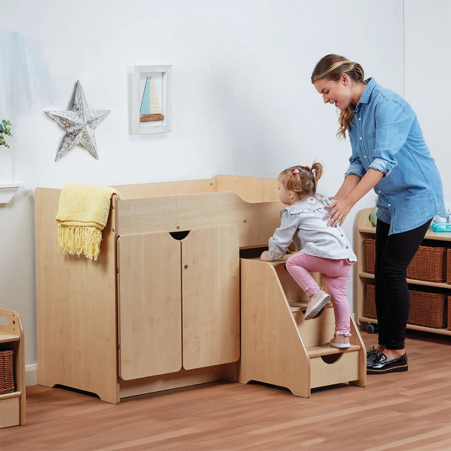 Stepped Baby Changing Unit