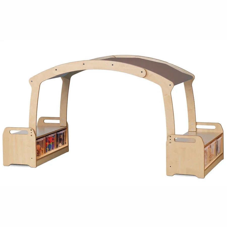 Tall Den Cave Set with Clear Tubs or Baskets