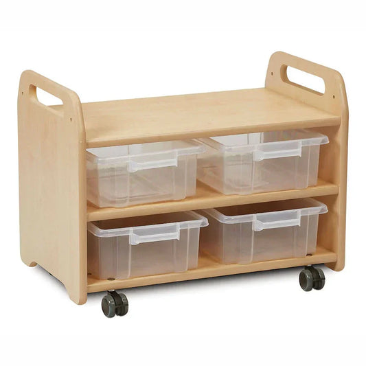 Tall Easel Stand/Storage Trolley 2 Station