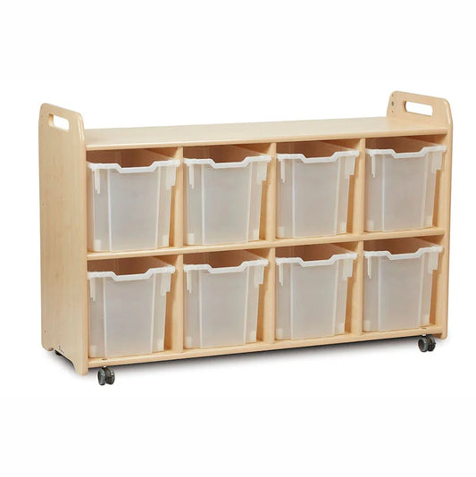 Discovery Shelf Storage 4 Column with Clear Tubs