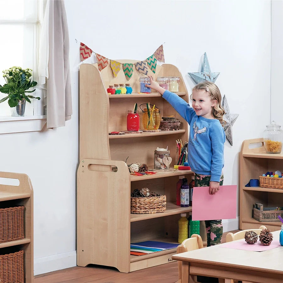 Welsh Dresser Display Storage with Clear Tubs or Baskets