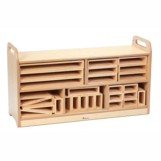 Hollow Block Storage Unit with Back