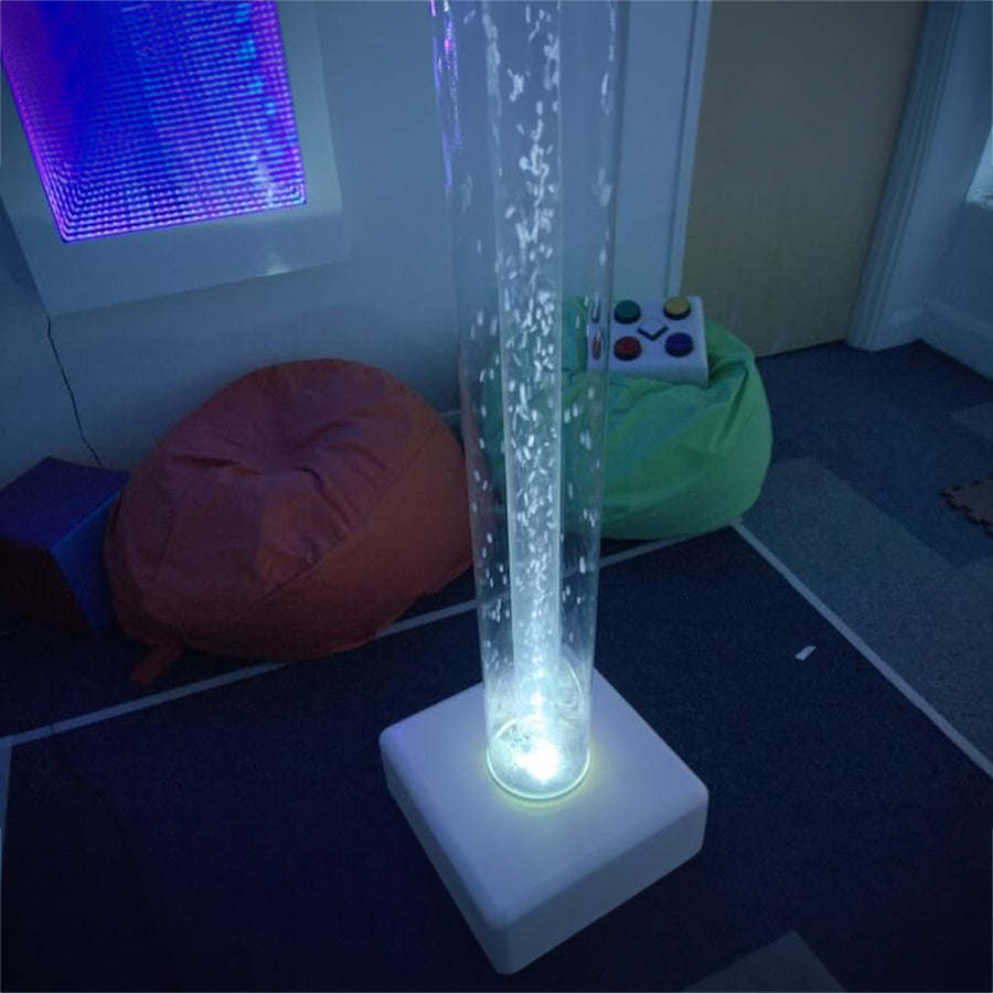 Interactive Sensory Air Tube with Dice or Remote Control