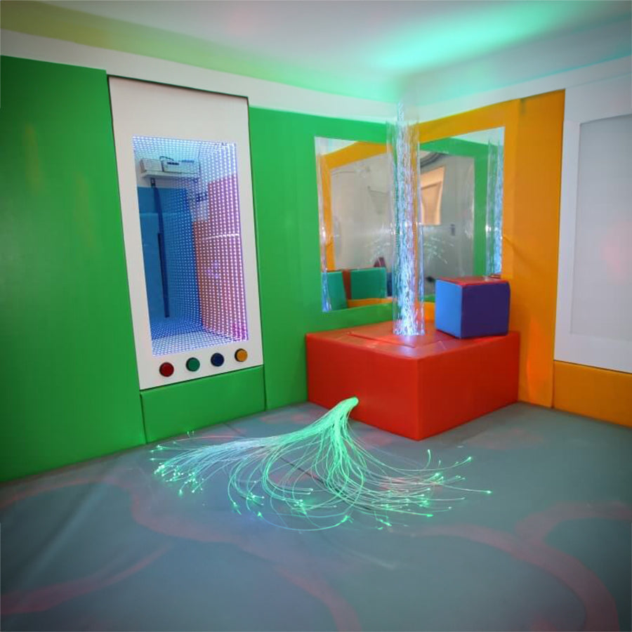 Interactive Sensory Air Tube with Dice or Remote Control