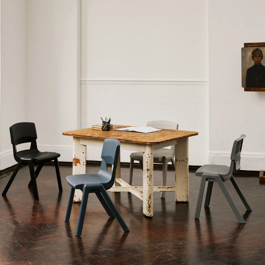 Postura+ One Piece Poly Chair Naturals Lifestyle Image 2