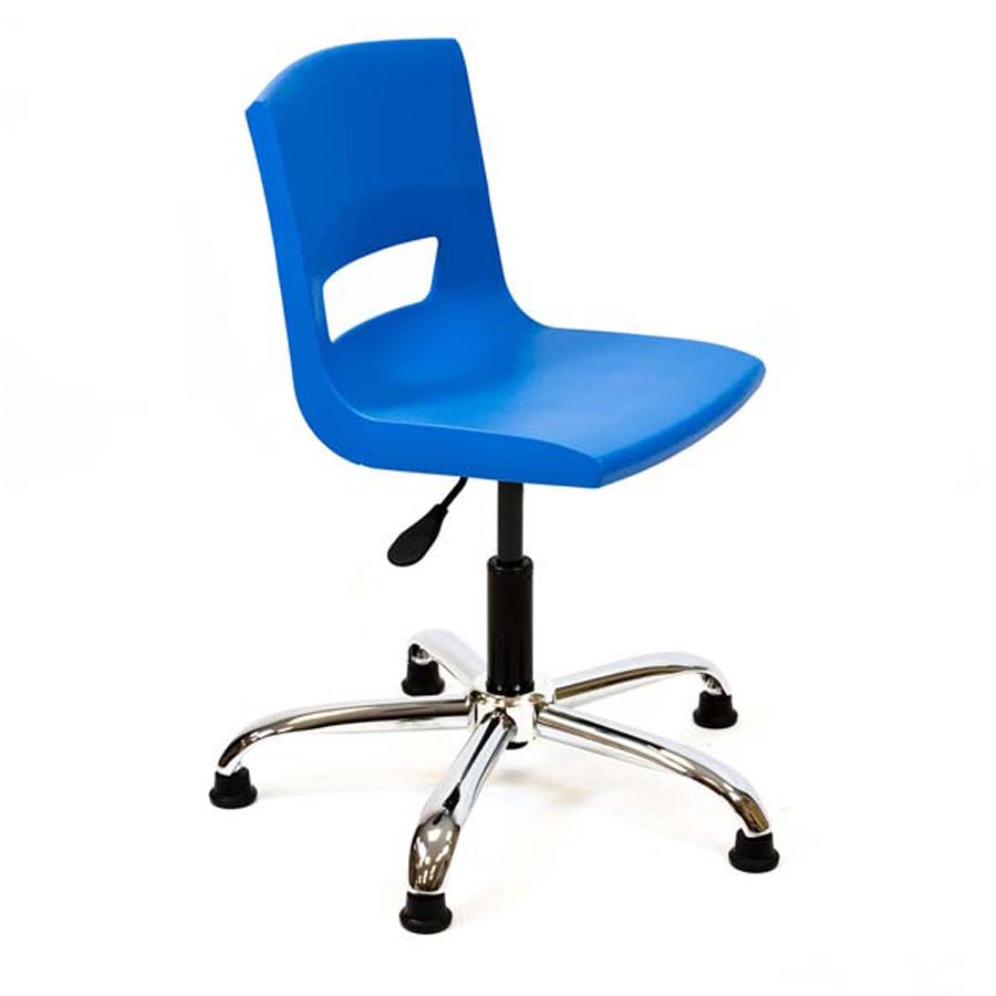 Postura+ Task Chair with Chrome Base Ink Blue