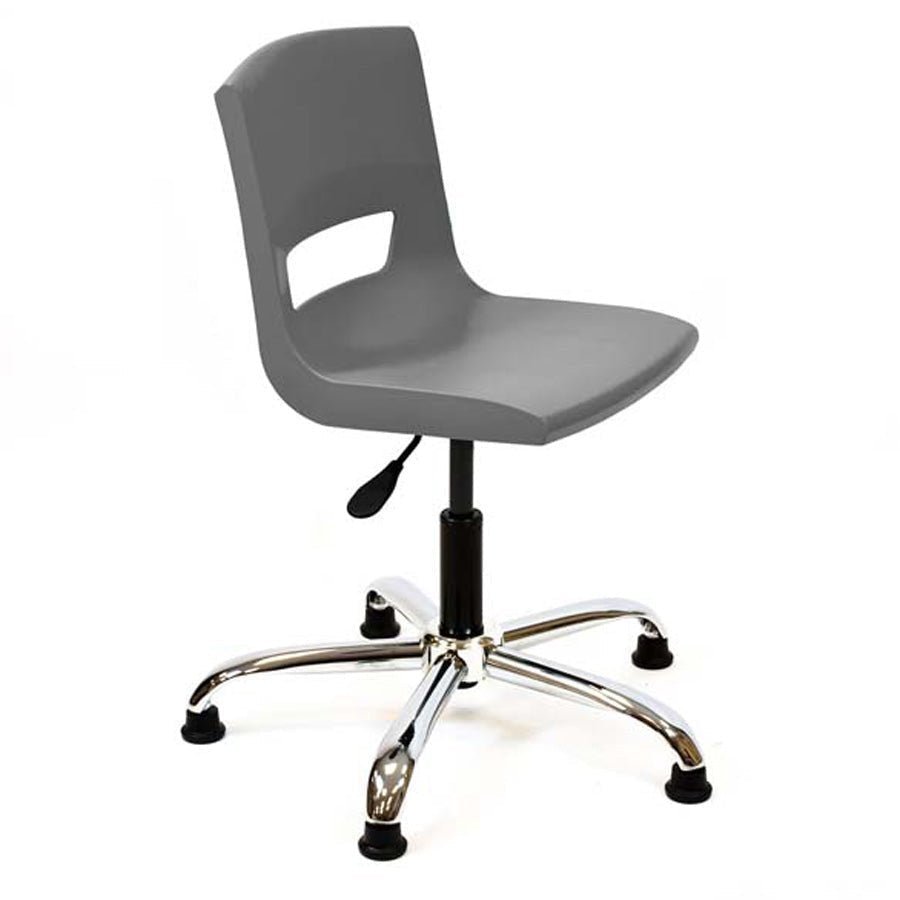 Postura+ Task Chair with Chrome Base Iron Grey