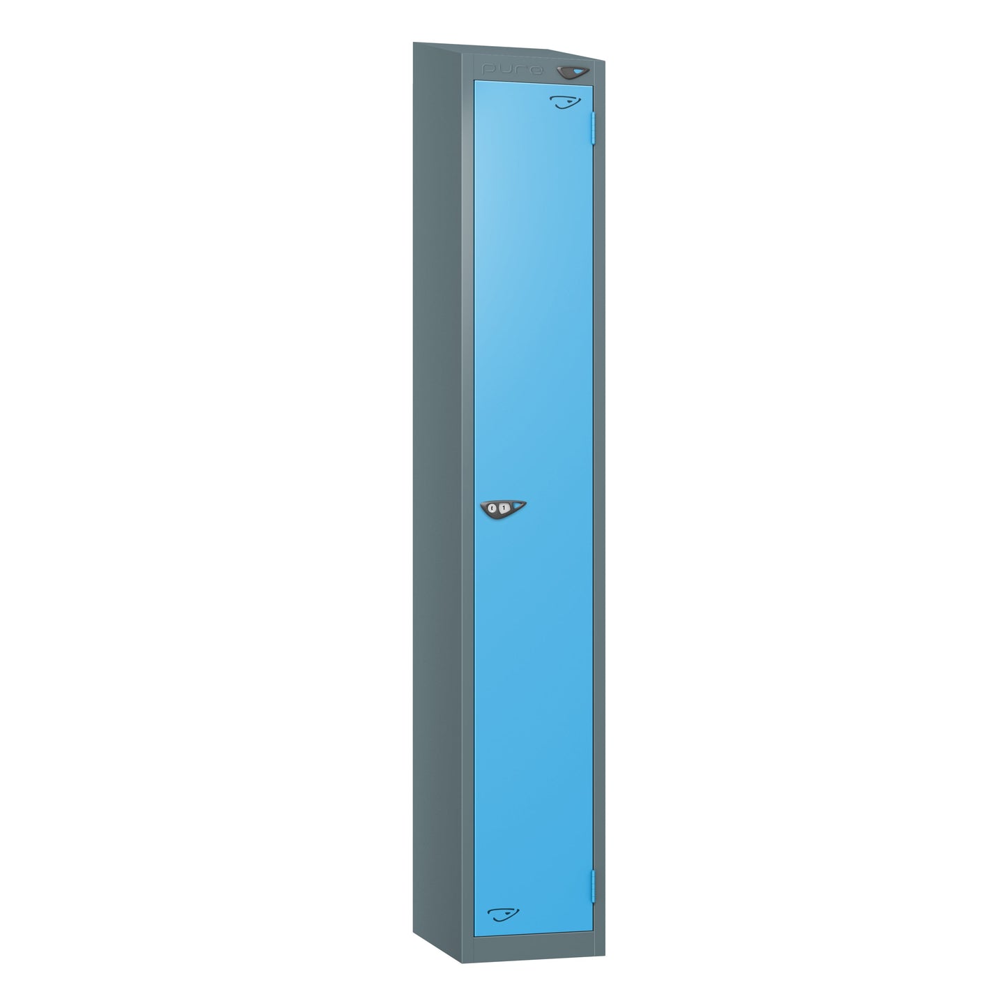 Pure Prime 1 Door Sloping Top Locker H1950/1800xW450xD450mm