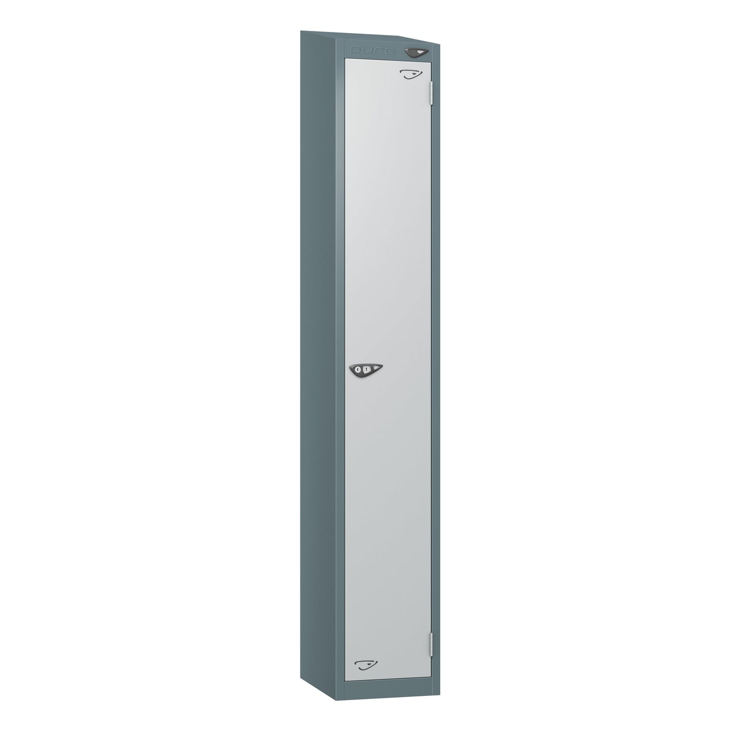 Pure Prime 1 Door Sloping Top Locker H1800xW380xD450mm