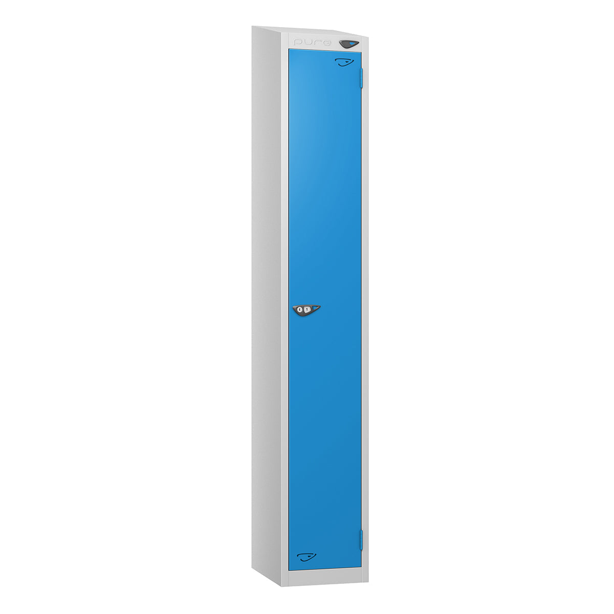 Pure Prime 1 Door Sloping Top Locker H1800xW380xD450mm