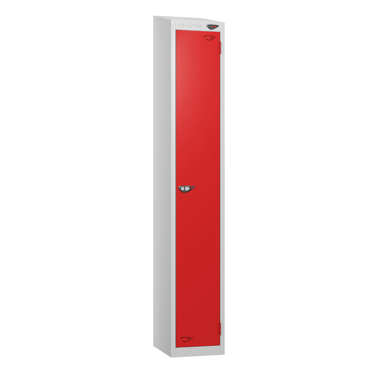 Pure Prime 1 Door Sloping Top Locker H1800xW380xD450mm