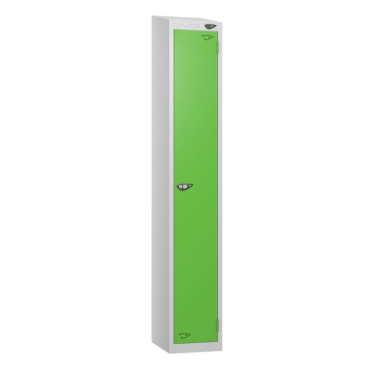 Pure Prime 1 Door Sloping Top Locker H1800xW380xD450mm