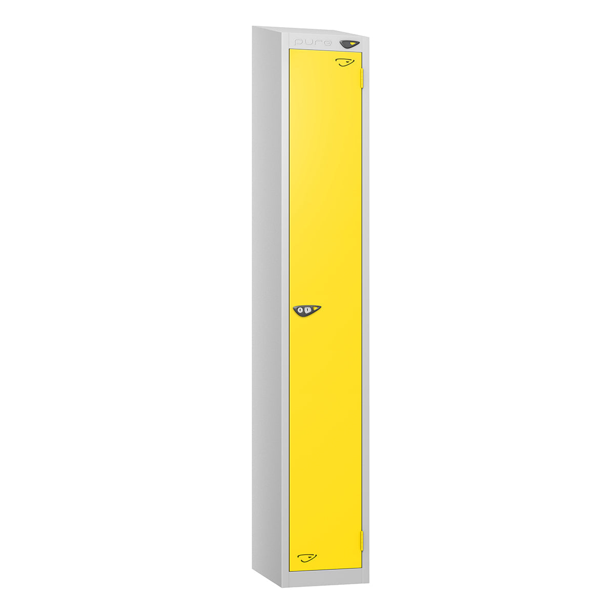 Pure Prime 1 Door Sloping Top Locker H1800xW380xD450mm