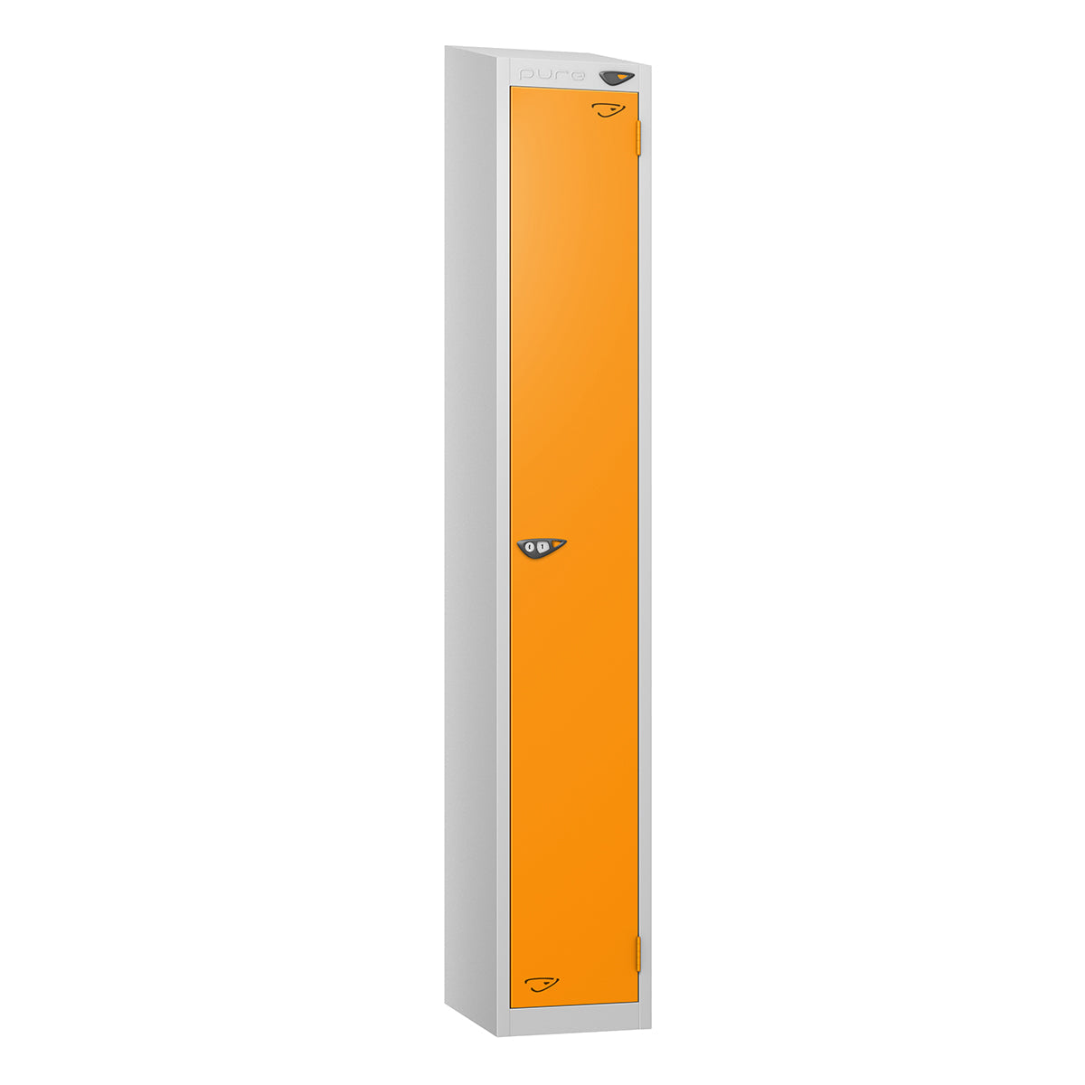 Pure Prime 1 Door Sloping Top Locker H1800xW380xD450mm