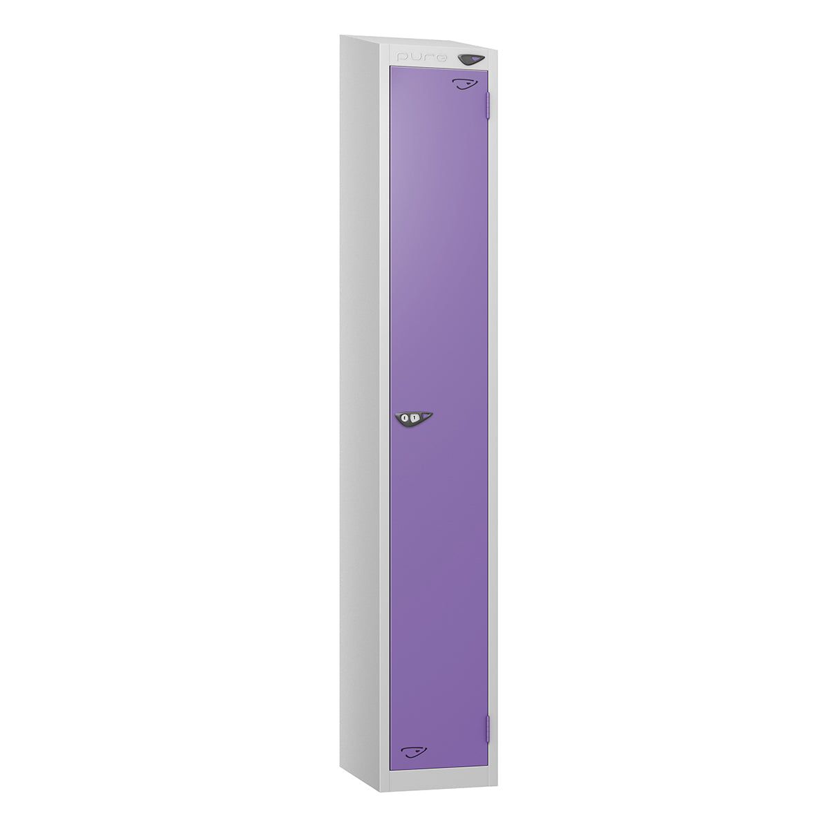Pure Prime 1 Door Sloping Top Locker H1800xW380xD450mm
