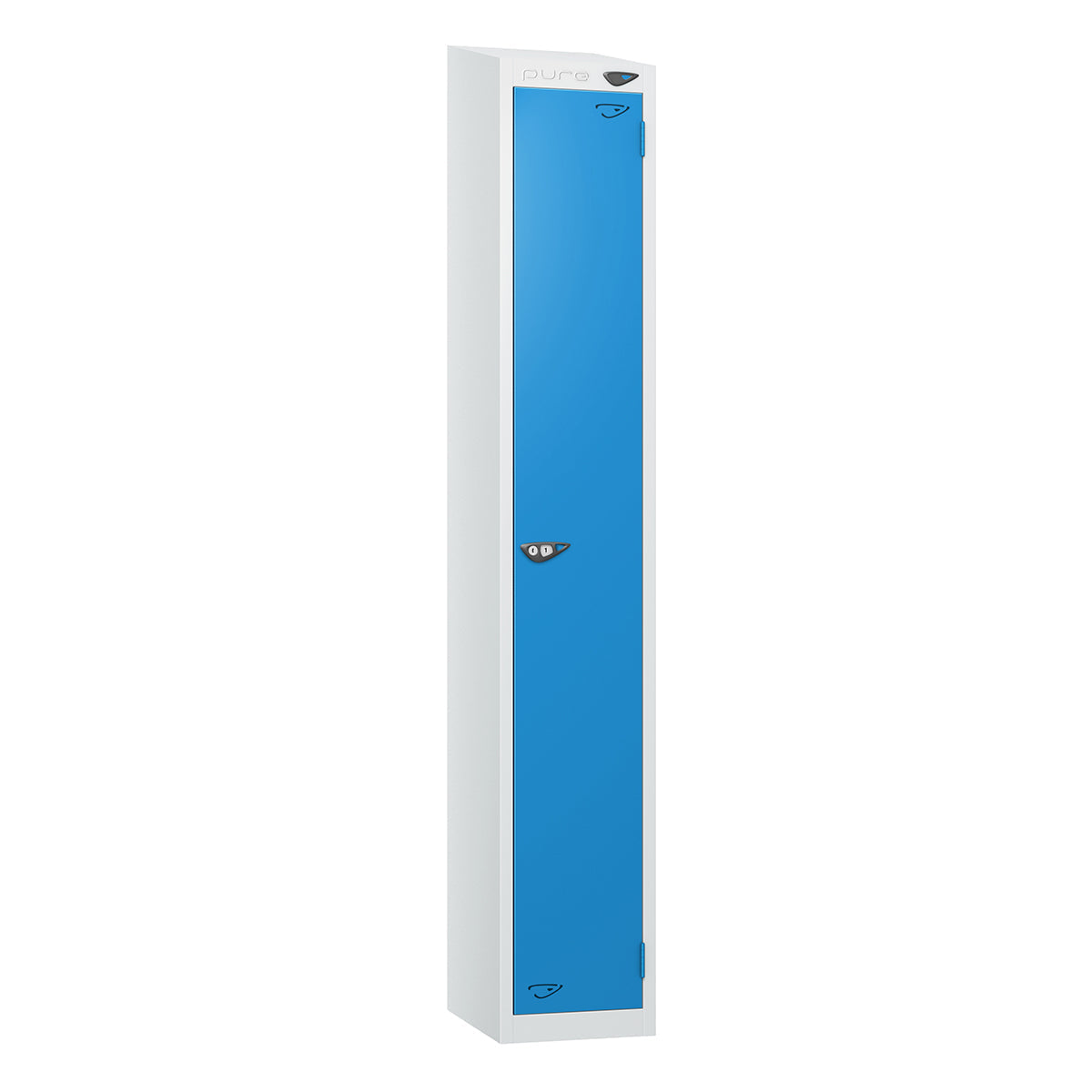 Pure Prime 1 Door Sloping Top Locker H1800xW380xD450mm