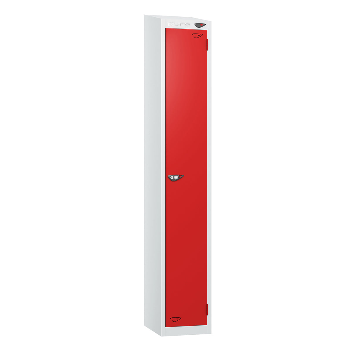 Pure Prime 1 Door Sloping Top Locker H1800xW380xD450mm
