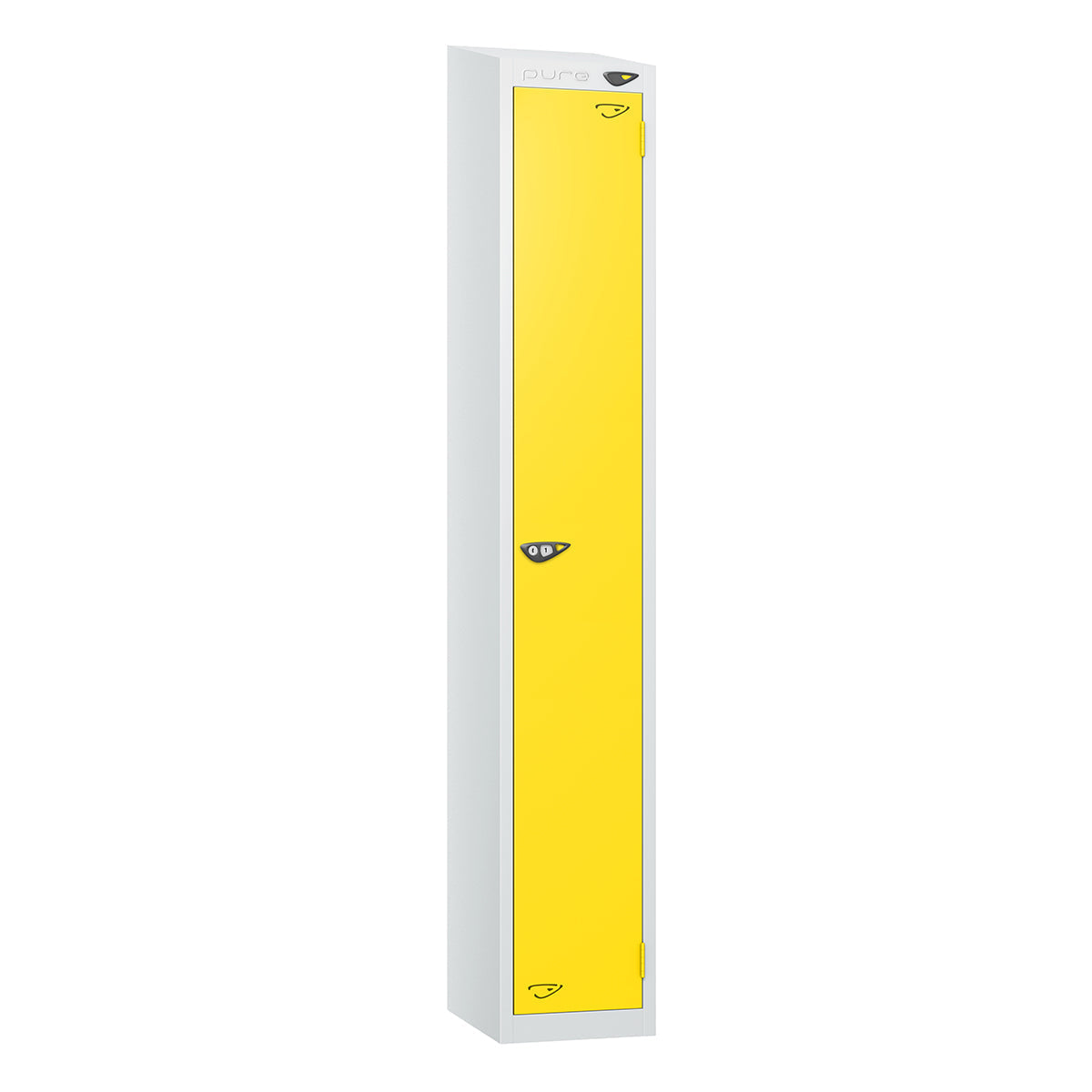 Pure Prime 1 Door Sloping Top Locker H1800xW380xD450mm