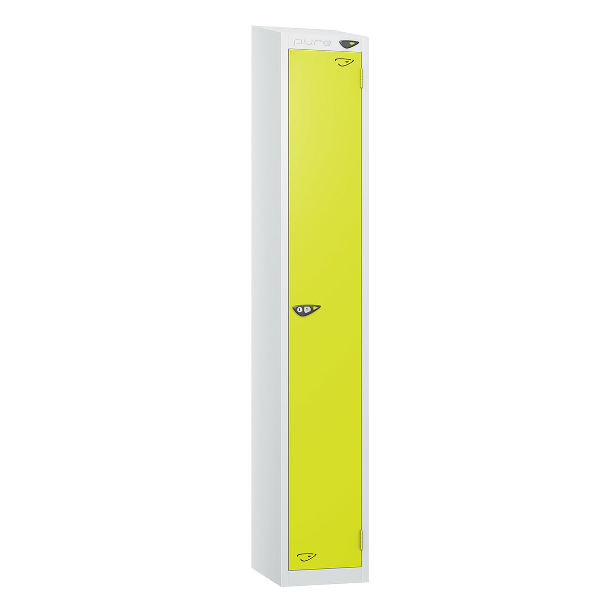 Pure Prime 1 Door Sloping Top Locker H1800xW380xD450mm
