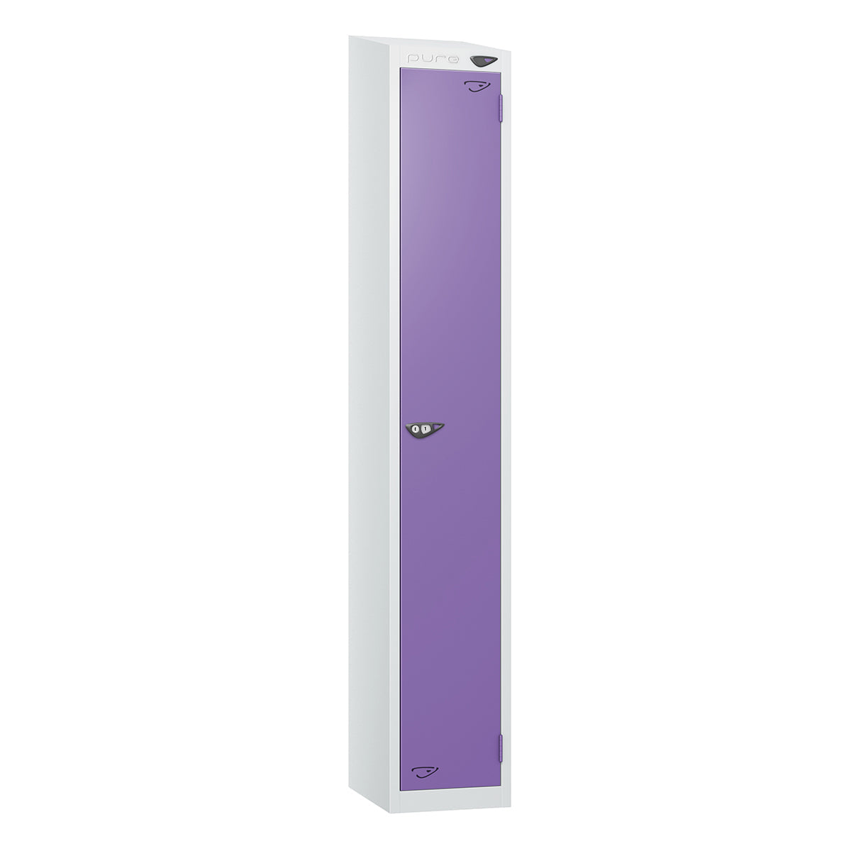 Pure Prime 1 Door Sloping Top Locker H1800xW380xD450mm