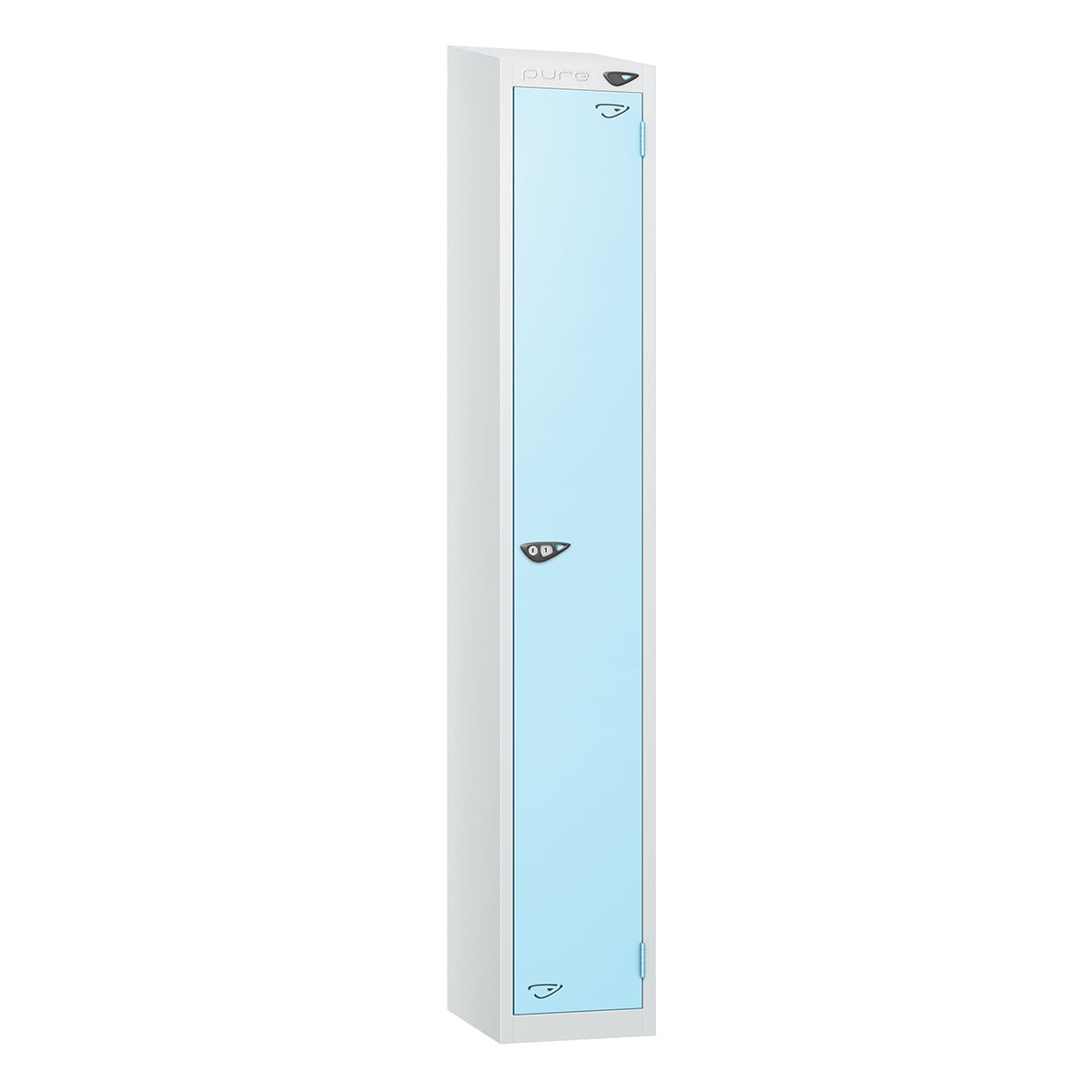 Pure Prime 1 Door Sloping Top Locker H1800xW380xD450mm