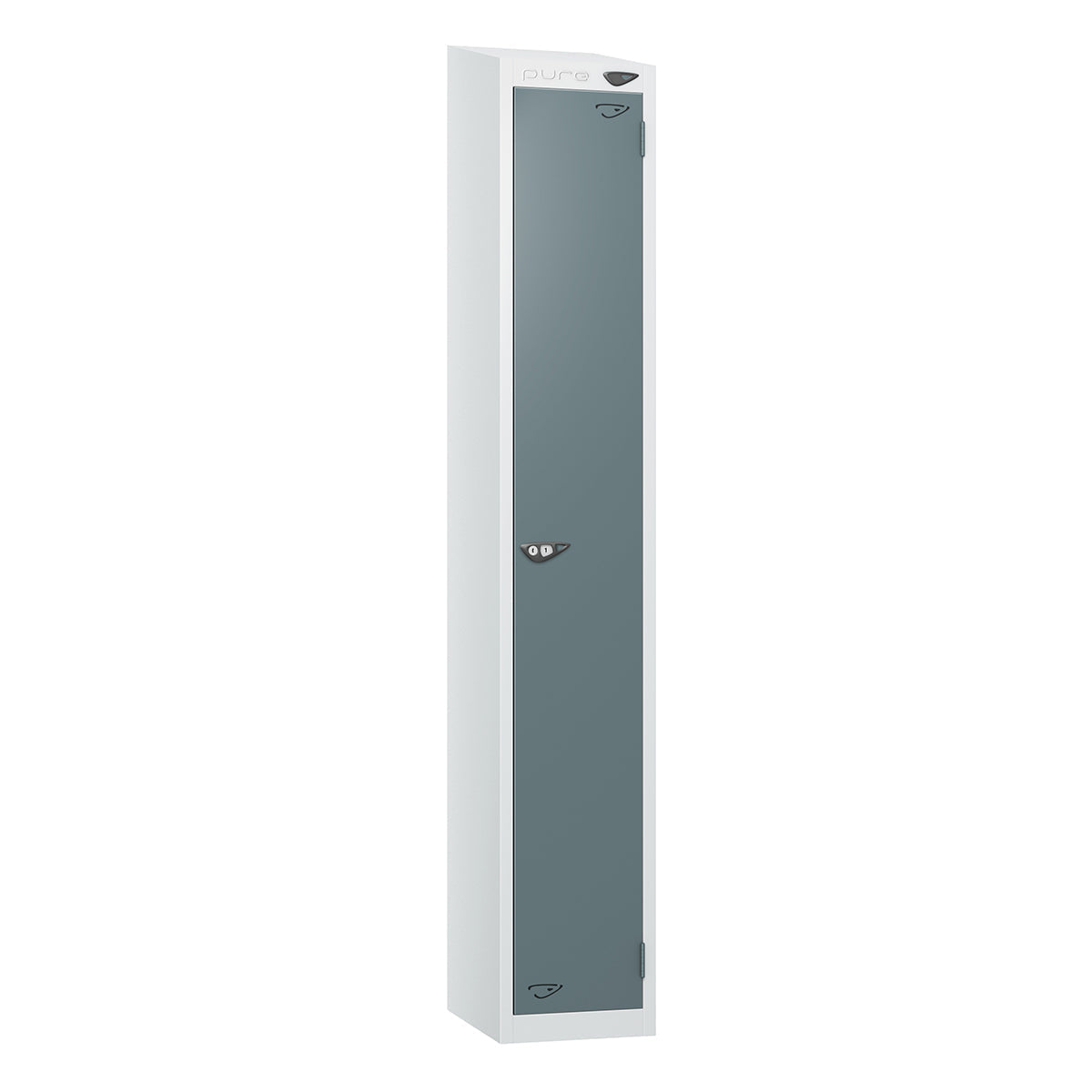 Pure Prime 1 Door Sloping Top Locker H1800xW380xD450mm