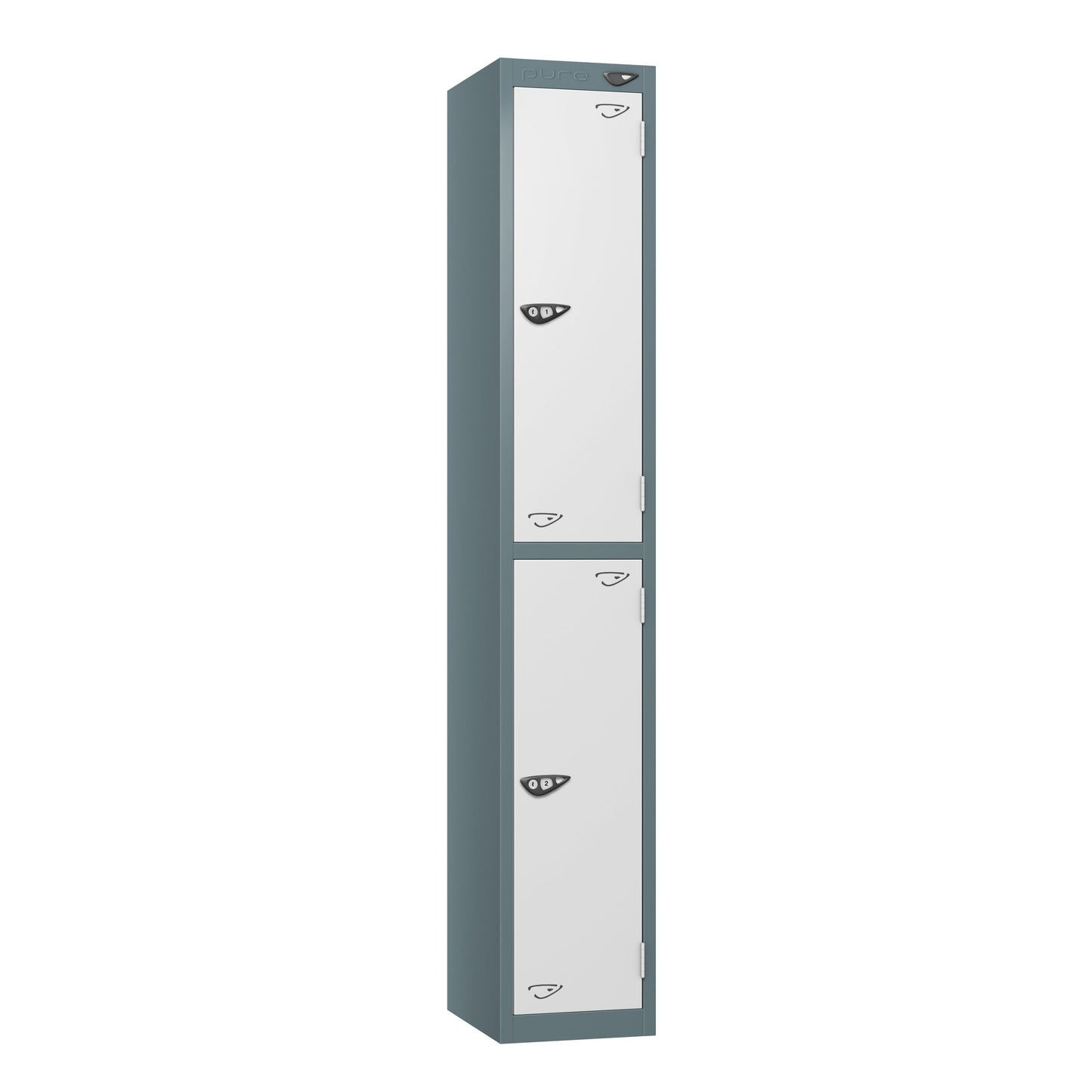 Pure Prime 2 Door Sloping Top Locker H1950/1800xW300xD450mm
