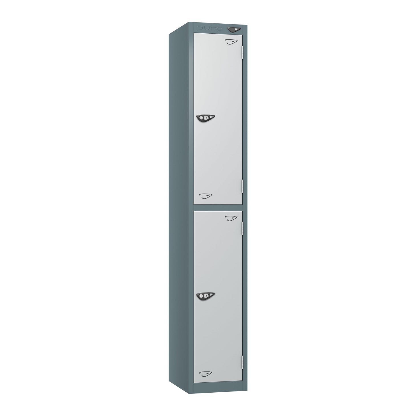 Pure Prime 2 Door Sloping Top Locker H1950/1800xW300xD380mm