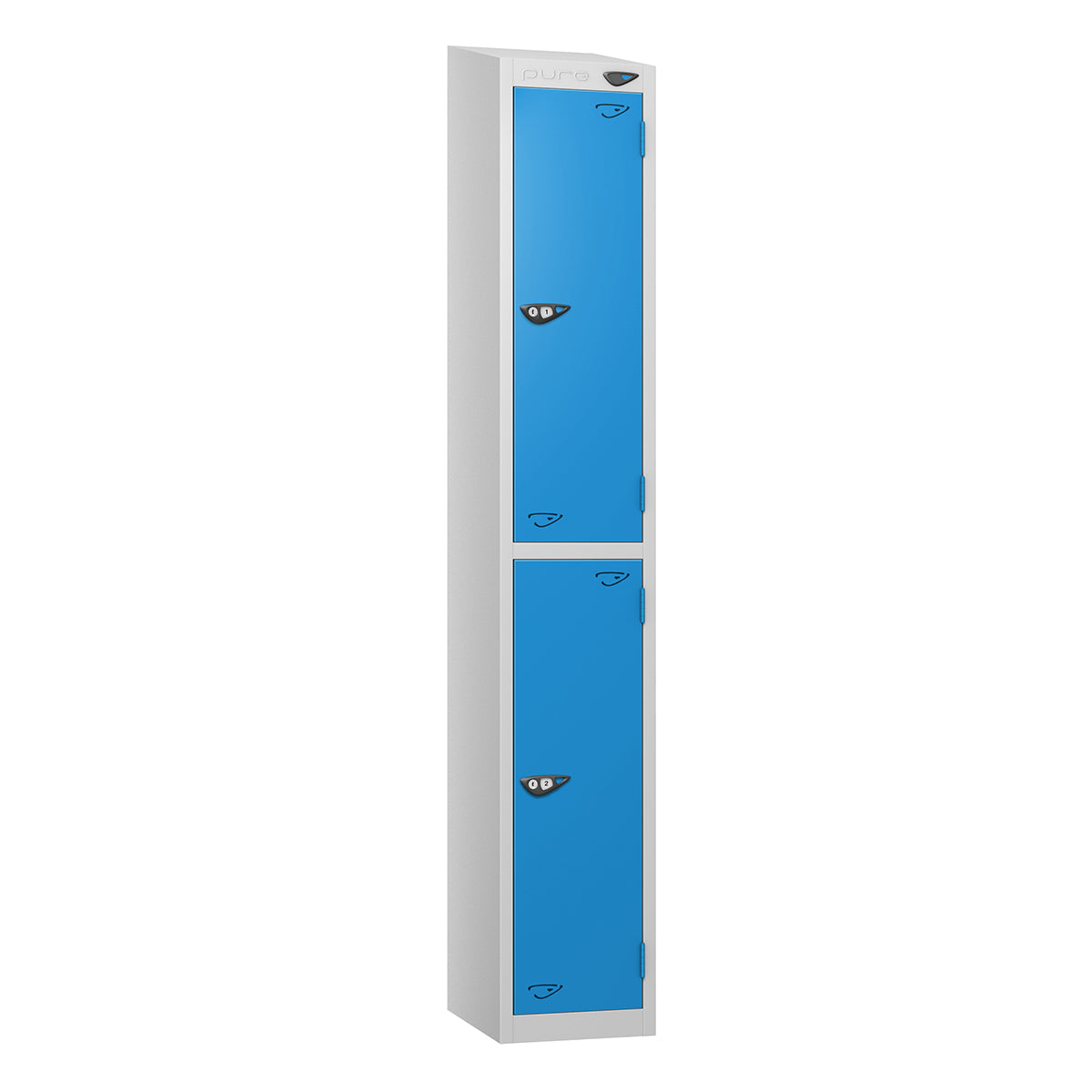 Pure Prime 2 Door Sloping Top Locker H1950/1800xW450xD450mm