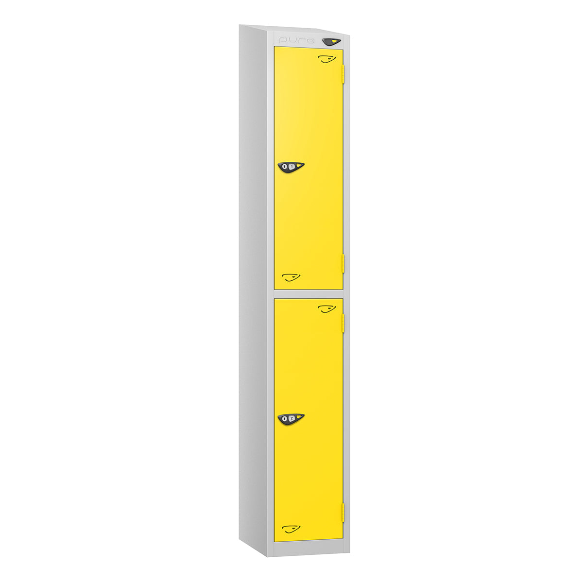 Pure Prime 2 Door Sloping Top Locker H1950/1800xW300xD450mm