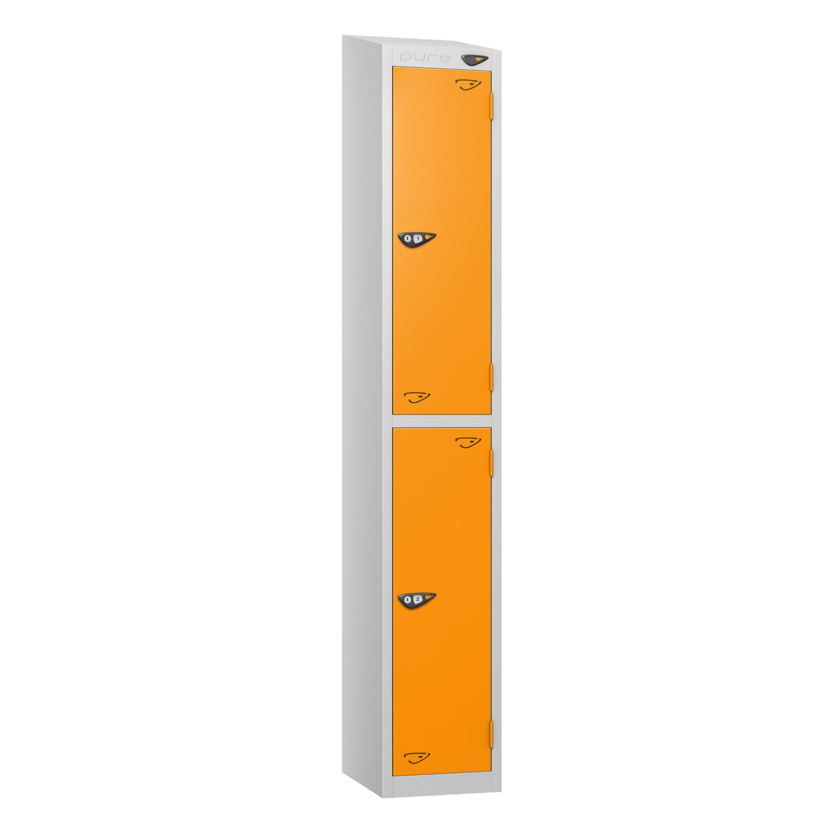 Pure Prime 2 Door Sloping Top Locker H1950/1800xW380xD450mm