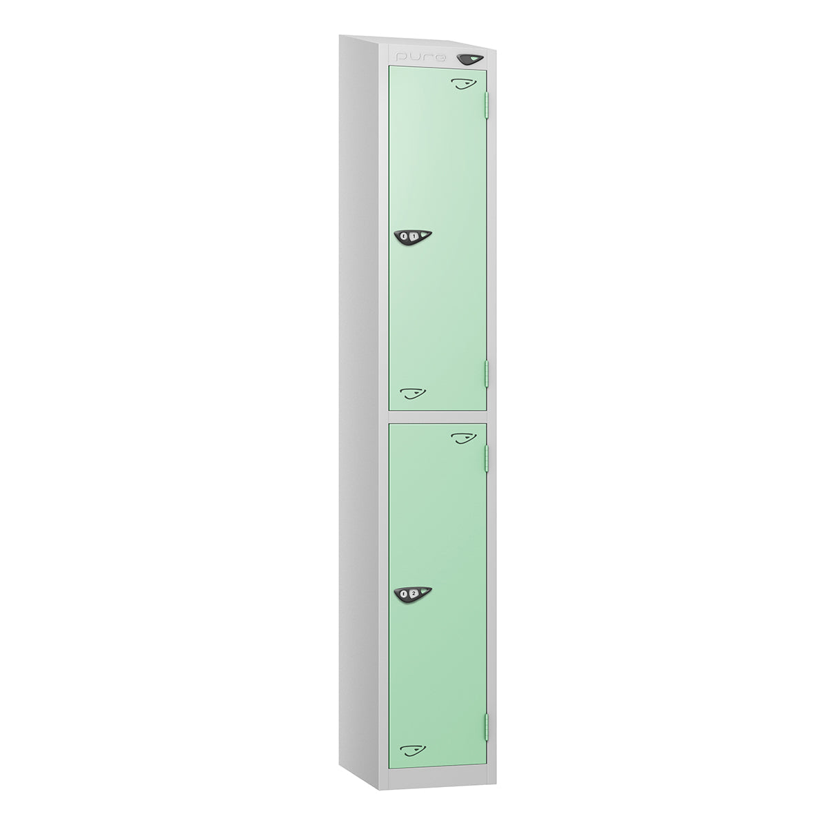 Pure Prime 2 Door Sloping Top Locker H1950/1800xW300xD450mm