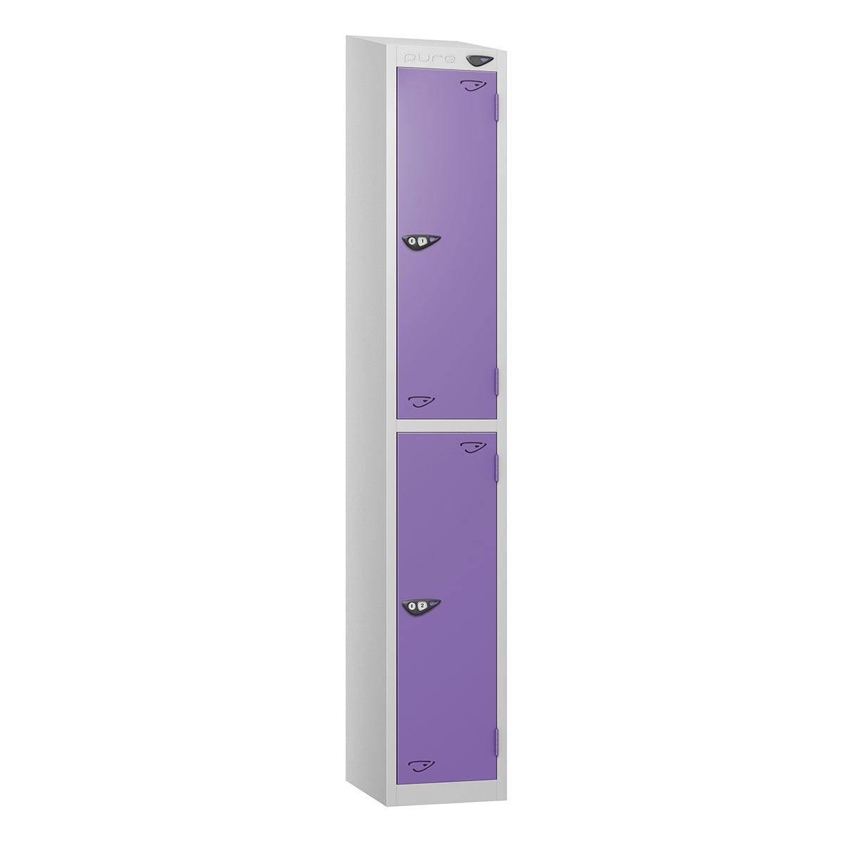 Pure Prime 2 Door Sloping Top Locker H1950/1800xW300xD450mm