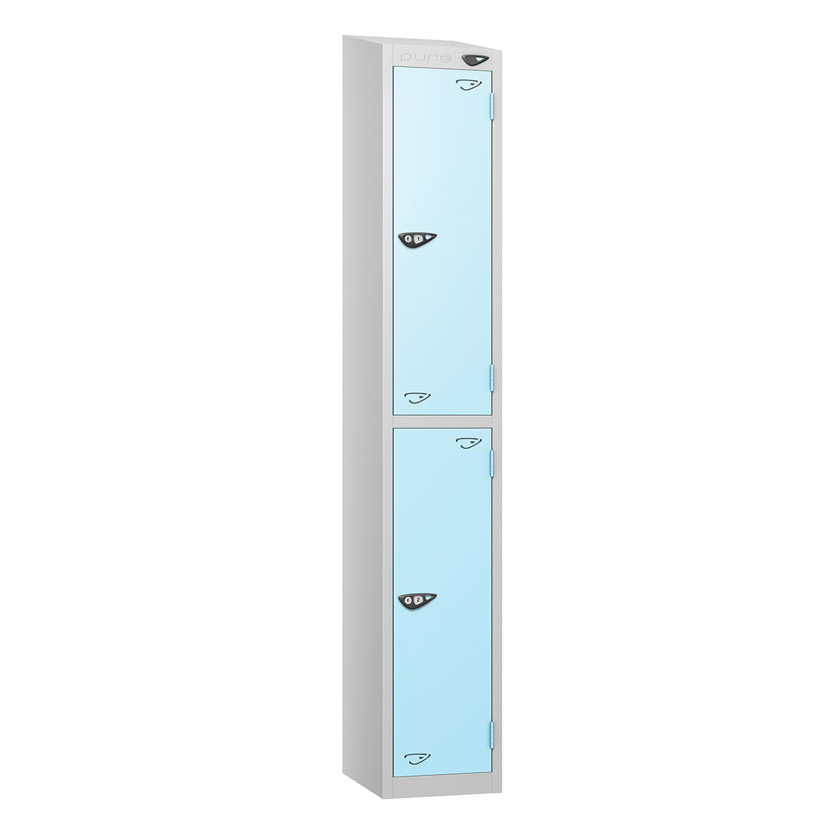Pure Prime 2 Door Sloping Top Locker H1950/1800xW450xD450mm