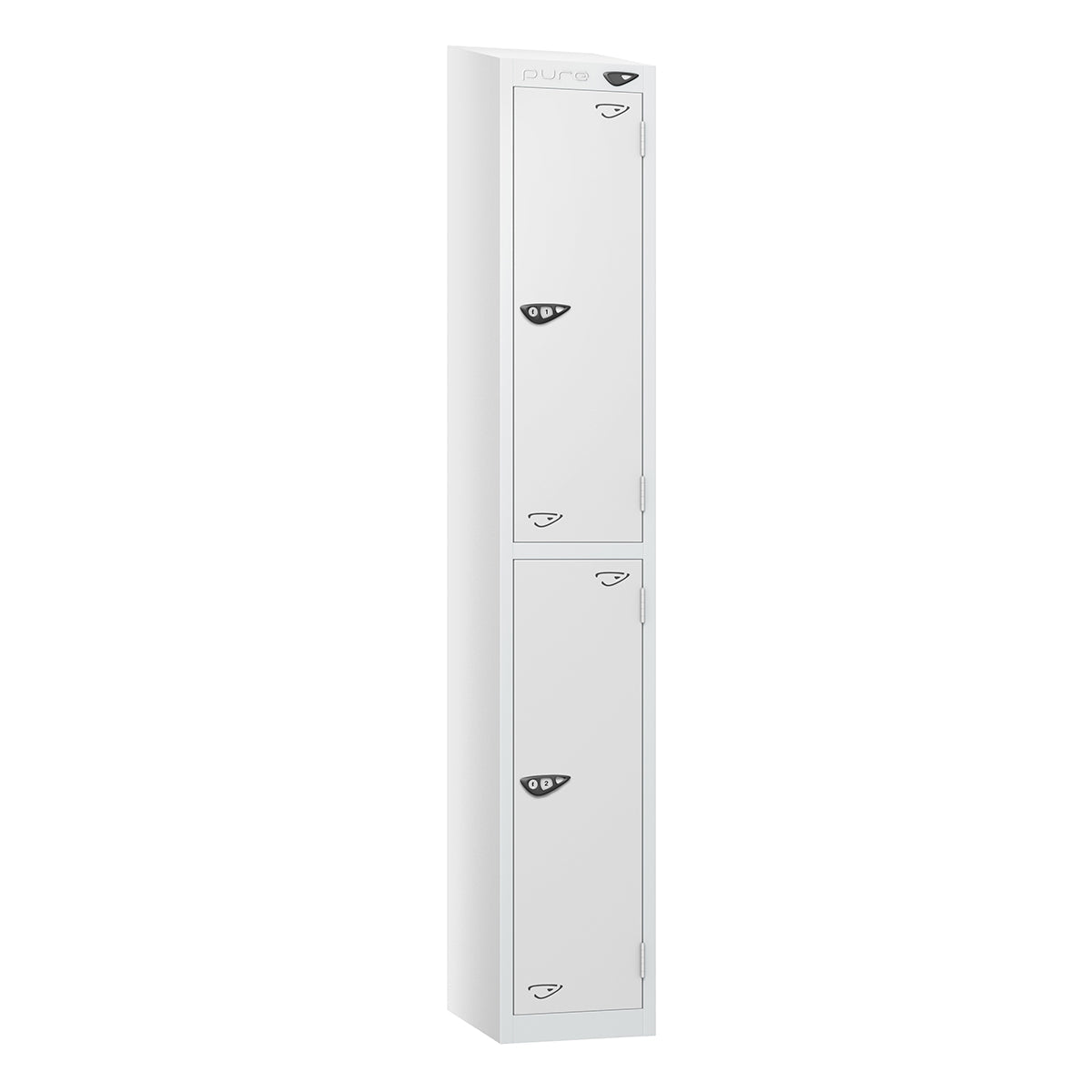 Pure Prime 2 Door Sloping Top Locker H1950/1800xW300xD380mm