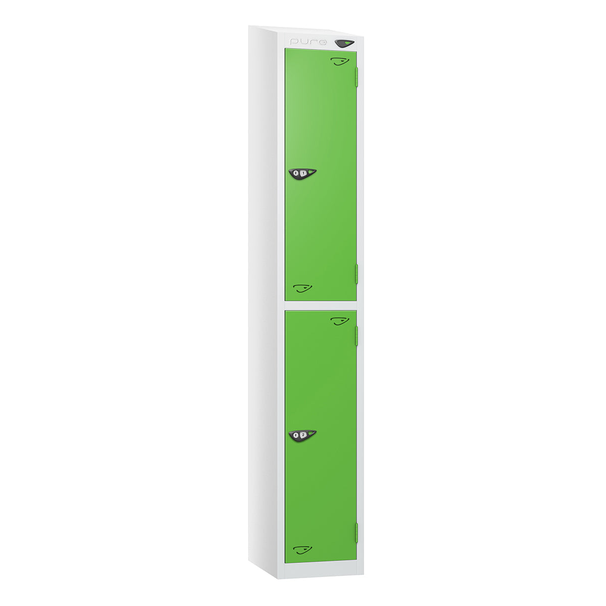Pure Prime 2 Door Sloping Top Locker H1950/1800xW450xD450mm