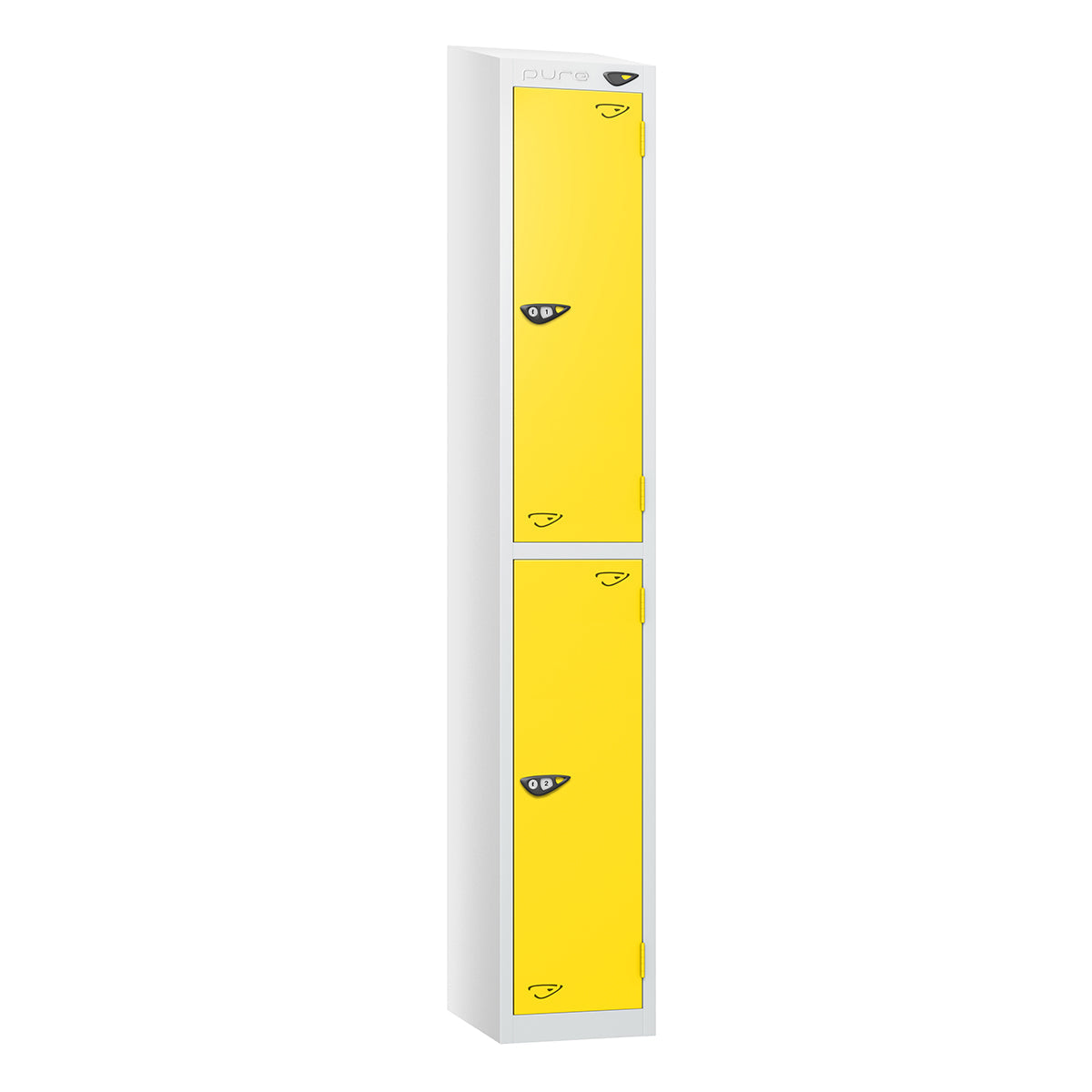 Pure Prime 2 Door Sloping Top Locker H1950/1800xW300xD450mm