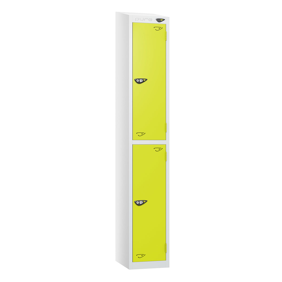 Pure Prime 2 Door Sloping Top Locker H1950/1800xW300xD450mm