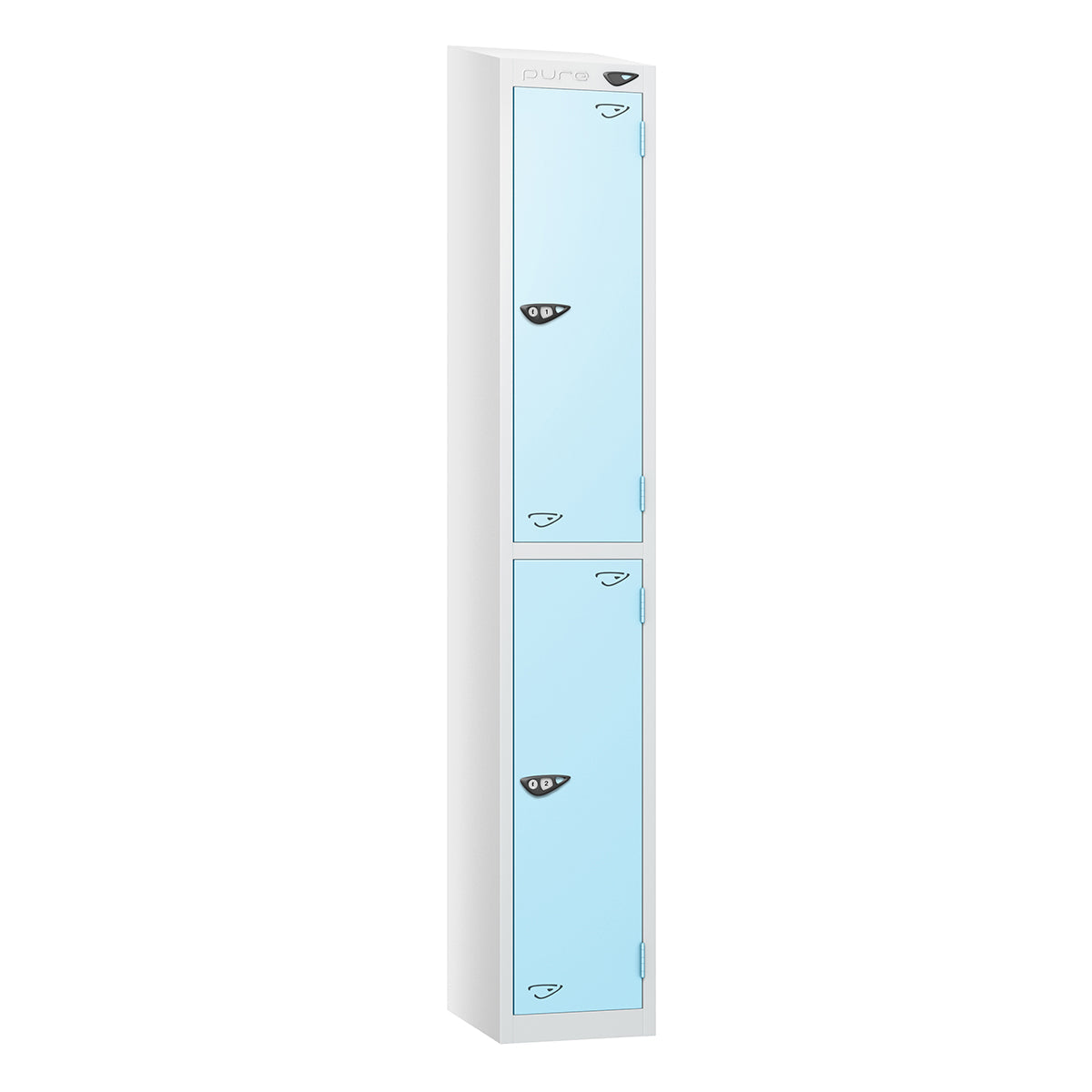 Pure Prime 2 Door Sloping Top Locker H1950/1800xW300xD380mm