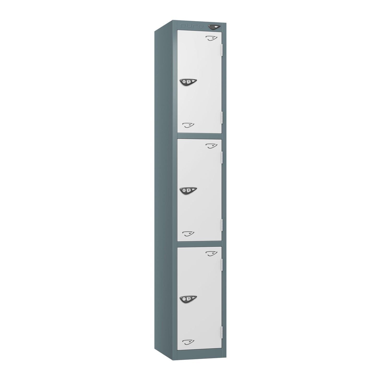 Pure Prime 3 Door Locker H1800xW380xD450mm
