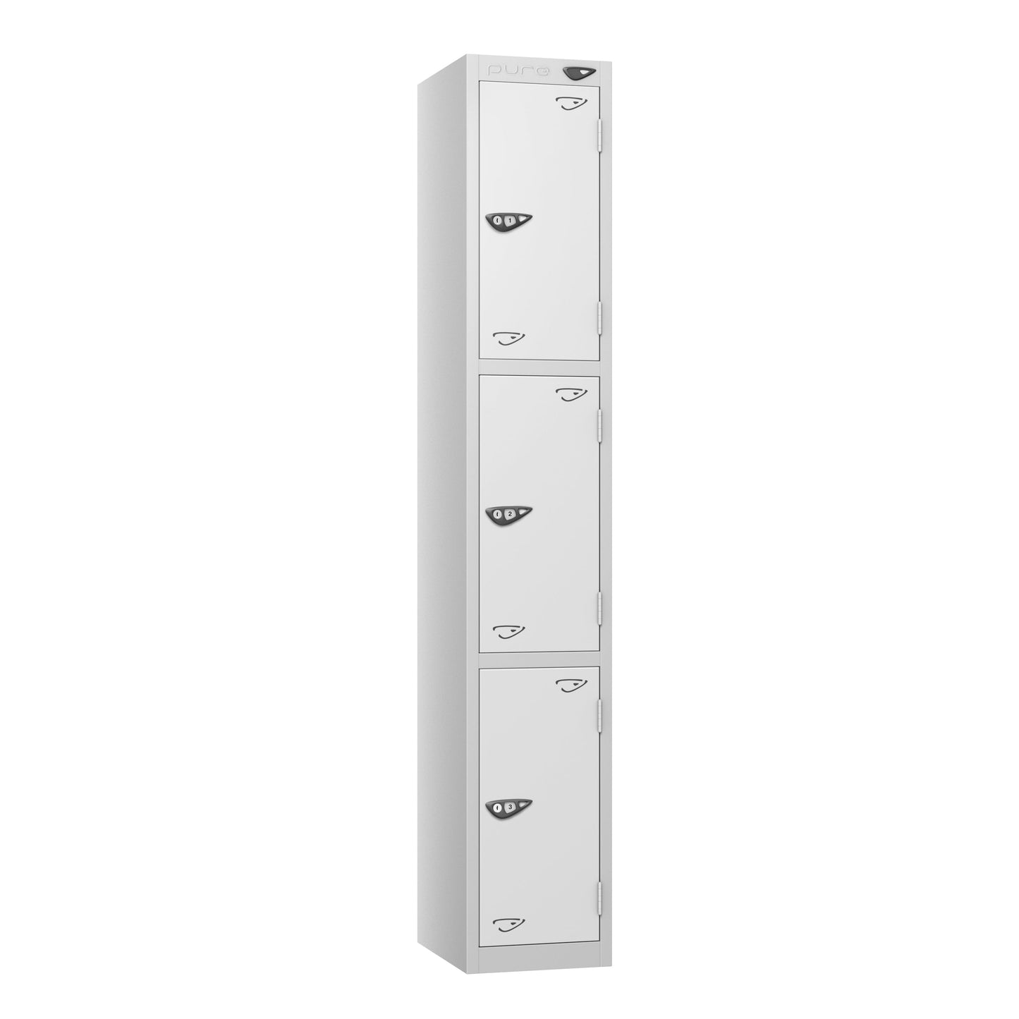 Pure Prime 3 Door Locker H1800xW380xD450mm