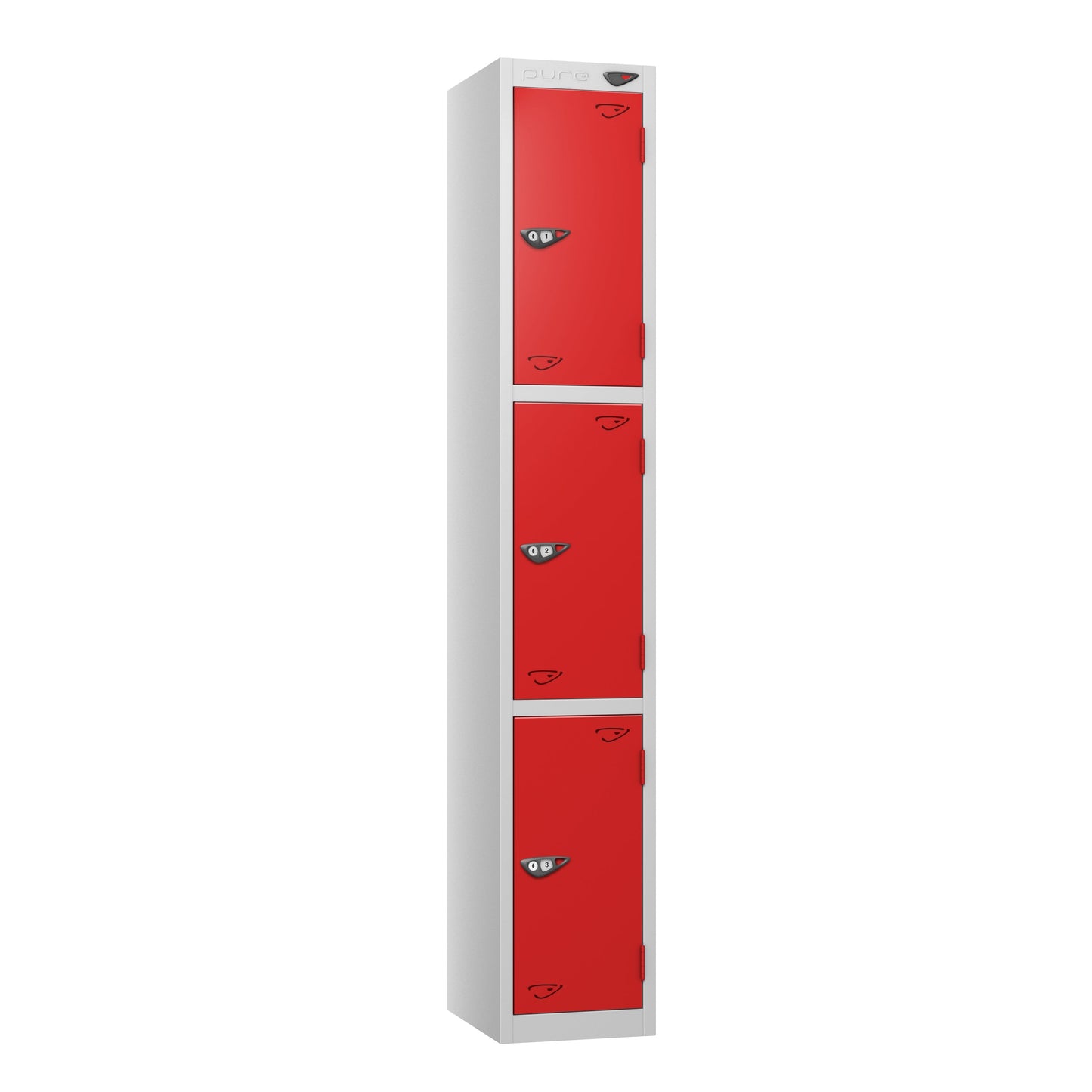 Pure Prime 3 Door Locker H1800xW380xD450mm