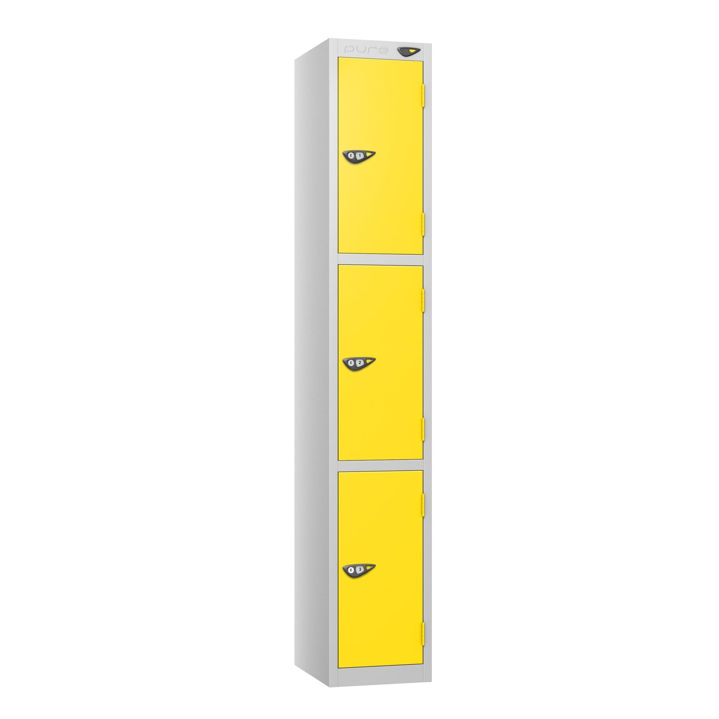 Pure Prime 3 Door Locker H1800xW380xD450mm