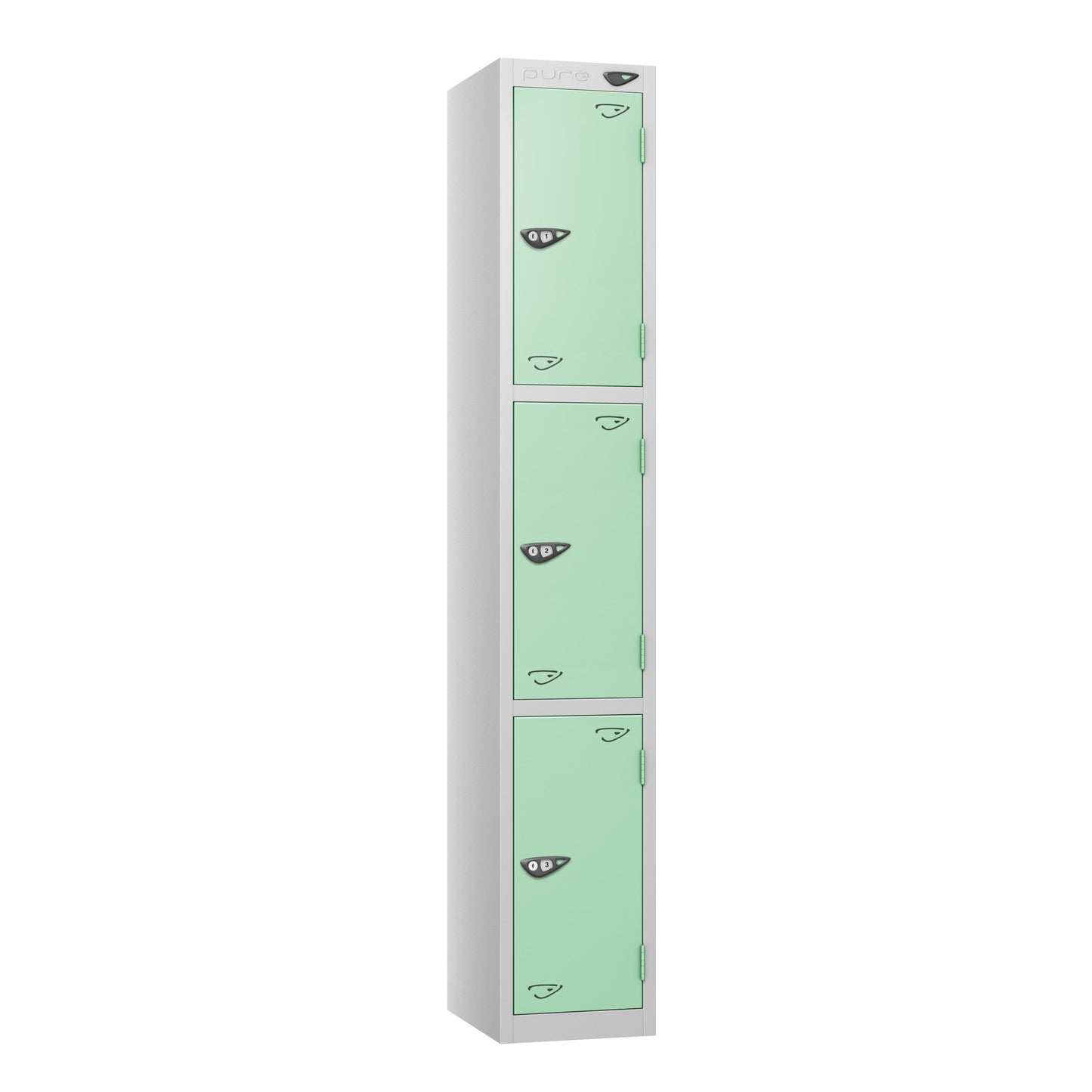 Pure Prime 3 Door Locker H1800xW380xD450mm