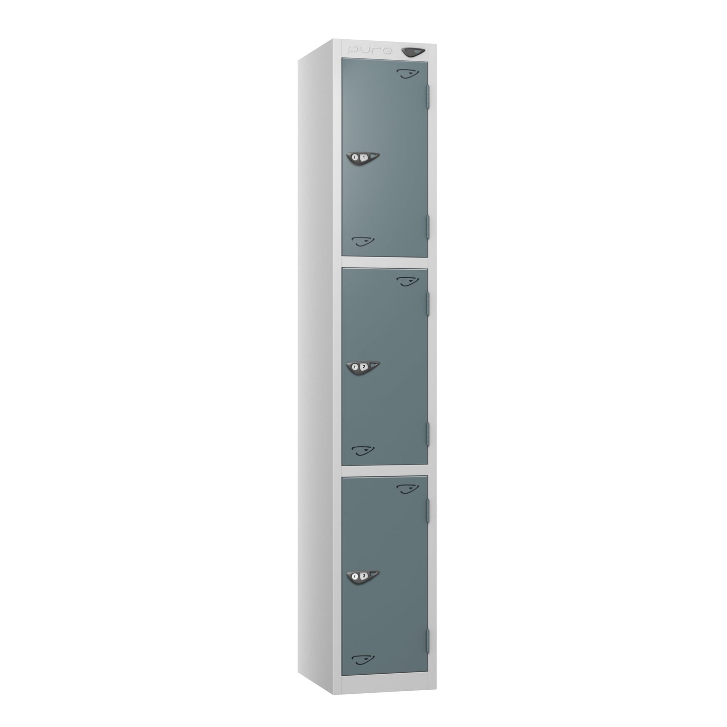 Pure Prime 3 Door Locker H1800xW380xD450mm