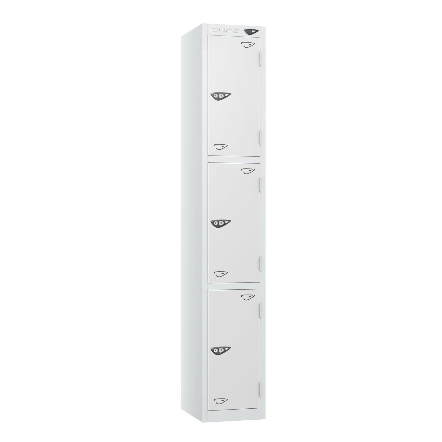 Pure Prime 3 Door Locker H1800xW380xD450mm
