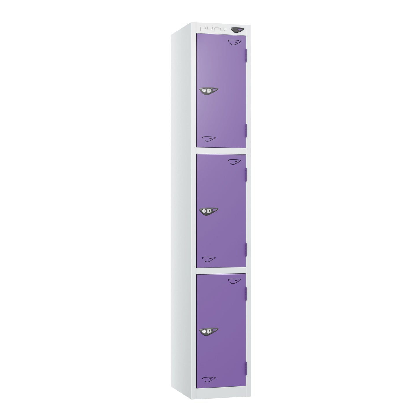 Pure Prime 3 Door Locker H1800xW300xD380mm